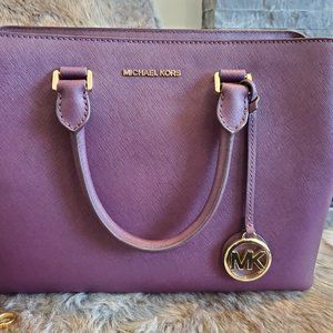 Michael Kors Kellen Medium Handbag - Plum